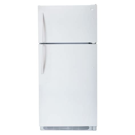 Kenmore 18 2 Cu Ft Top Freezer Refrigerator W Wire Shelves White