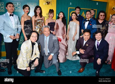 Gemma Chan Michelle Yeoh Awkwafina Constance Wu Cast And WB Exec Arrives At The Warner