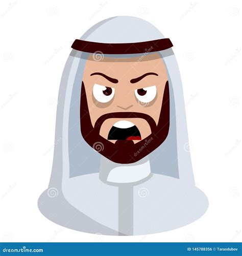 Eastern Muslim Characters Avatars Set Smiling Arab Faces Of Men Women In Chador And Burqa