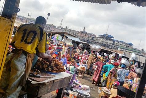 Market Day At Borlaho In Kumasi The Capital Of The Ashanti Editorial