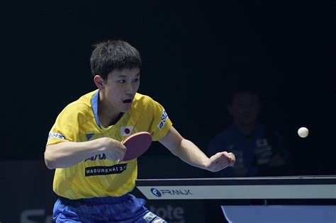 Japanese Table Tennis Player And Olympic Medal Hope Harimoto Returns To