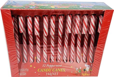 Santas Treats Peppermint Candy Canes Bulk Buy Case Of 36 X 12 Boxes