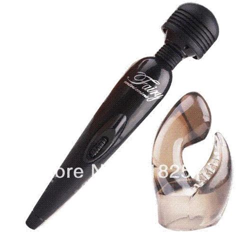 fairy av magic wand vibrator with attachment headgear massage stick adult sex toy for woman
