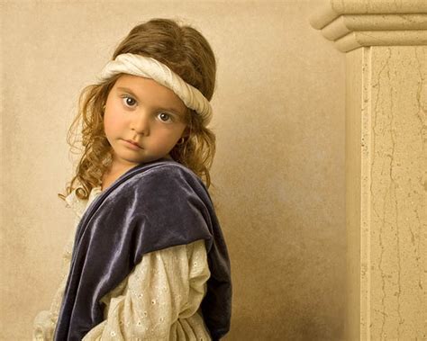Portraits Of A Daughter In The Style Of Old Master Paintings