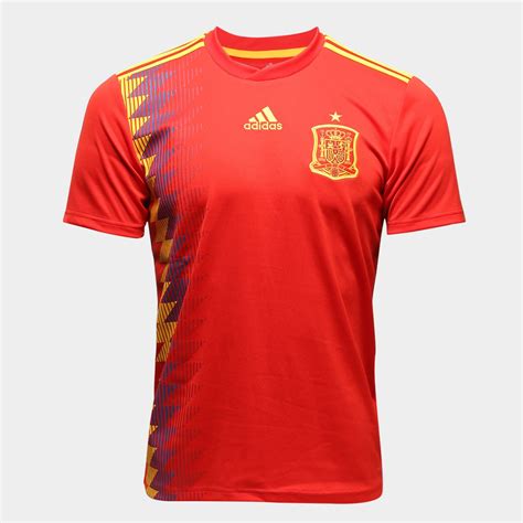 Compartilhe este link em suas redes sociais: Camisa Seleção Espanha Home 2018 s/n° Torcedor Adidas ...