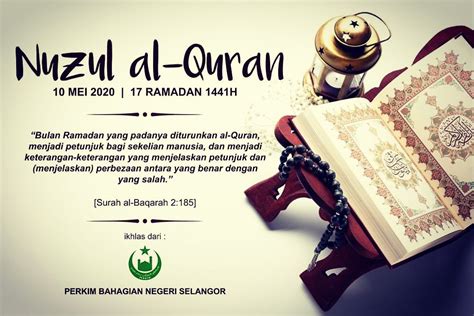 Salam Nuzul Quran Perkim Bahagian Negeri Selangor