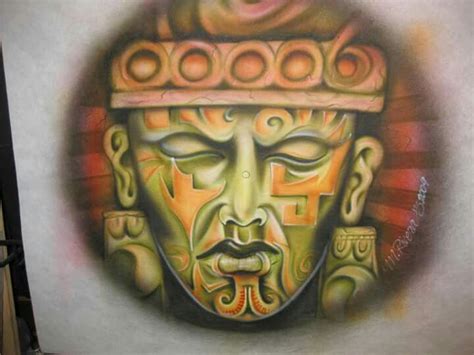 Airbrush Design Aztec Airbrush Designs Art Aztec