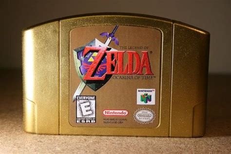 Zelda Ocarina Of Time Gold Cartridge For Those That Pre Ordered R