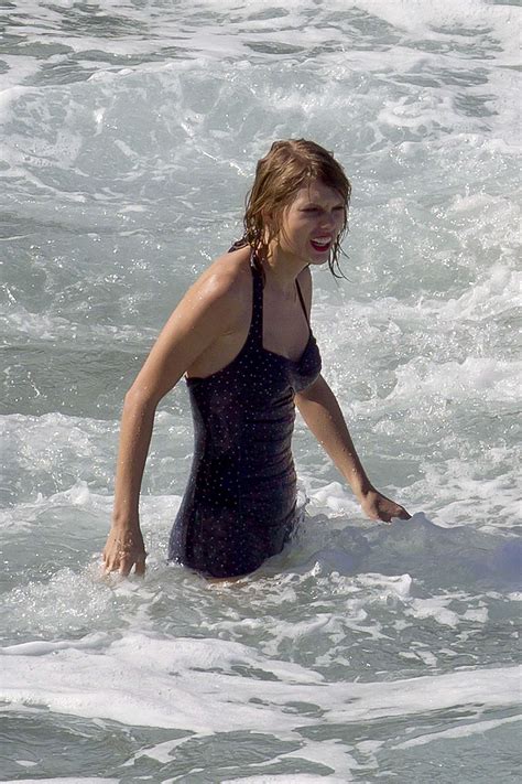 Taylor Swift In Blue Swimsuit 52 Gotceleb