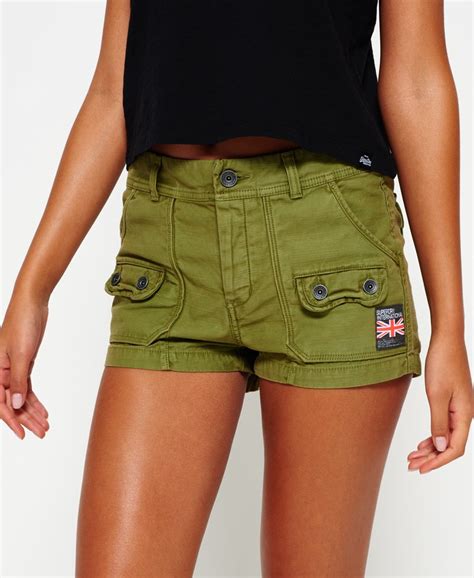 Superdry Utility Hot Shorts Damen Sale Skirts And Shorts