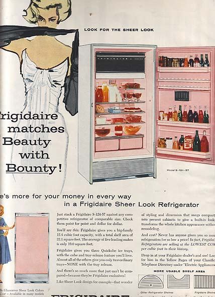 Frigidaire Refrigerator Ad 1957 Vintage Ads And Stuff
