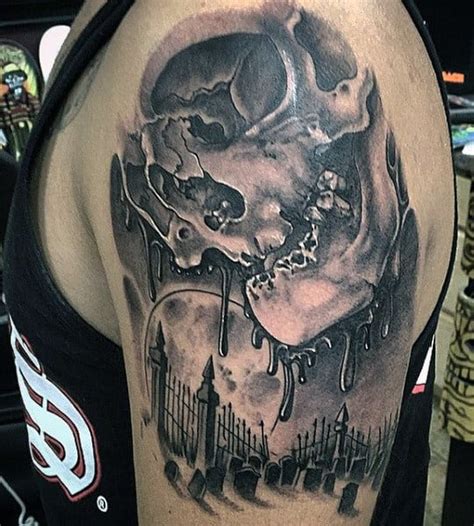 However, those who violate this prohibition may be buried in a jewish cemetery and participate fully in all synagogue ritual. 40 Graveyard Tattoo Designs For Men - Earthy Ties Left Behind