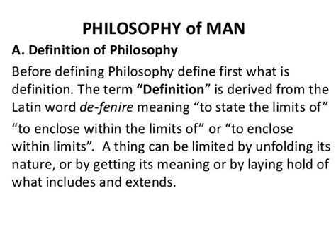 Philosophy Of Man Ppt Part 1