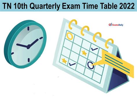 Tn 10th Quarterly Exam Time Table 2022 Download Pondicherry State