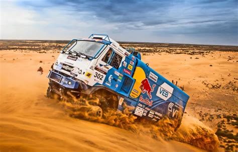 Wallpaper Sand Sport Machine Truck Race Master Day Kamaz Rally