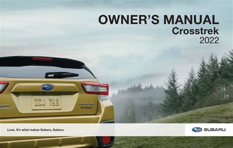 Subaru Crosstrek Owner S Manual Pdf Pages