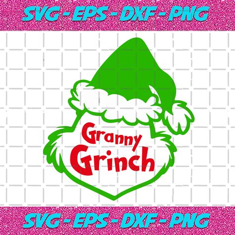 Granny Grinch Christmas Svg Granny Svg T Svg T Shirt Santa Grinch