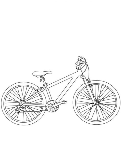 Dibujo Para Colorear Bicicleta Bicicleta Para Colorear Imagenes De