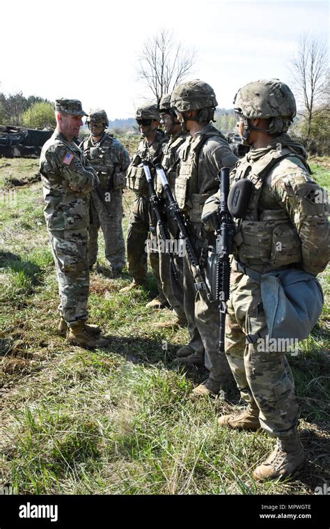Sgt Maj Of The Army Daniel Dailey Visits Soldiers Of The 1st