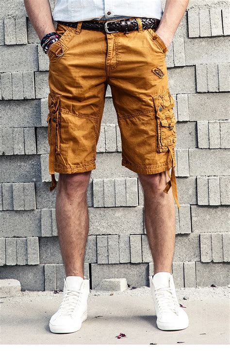 Cargo Shorts Mens 2018 New Summer Cotton Shorts Men Casual Knee Length Plus Size Comfortable