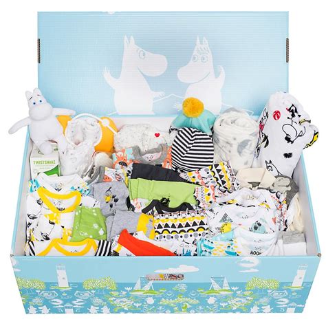 Finnish baby box is the best baby starter pack for expecting parents! 芬蘭嬰兒箱 『嚕嚕米限定款』數十件寶寶衣服一箱滿足!北歐設計超可愛!