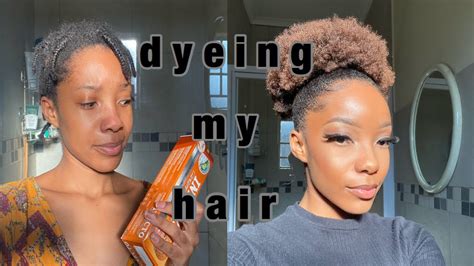 Dyeing My Hair For The First Time In My Life South African Youtuber