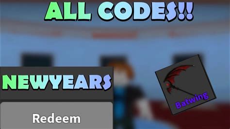 We would advise you to bookmark this mm2 code wiki page and check back regularly for new code updates. Roblox Murder Mystery 2 All Codes January 2020 - YouTube