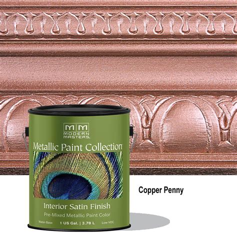 Modern Masters 1 Gal Copper Penny Water Based Satin Metallic Interior