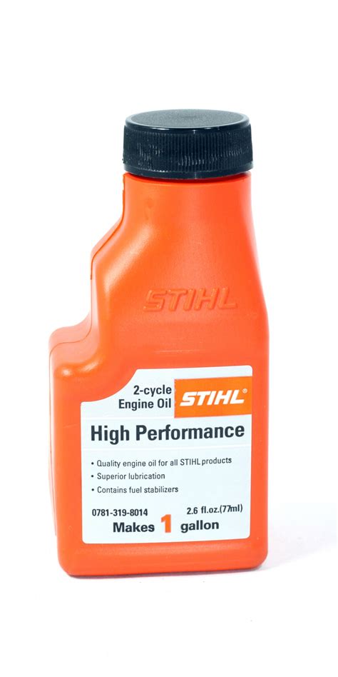 Stihl 0781 319 8014 Stihl High Performance 2 Stroke Engine Oil 26oz