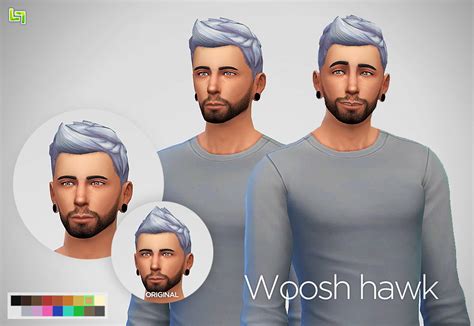 Sims 4 Hairs ~ Lumia Lover Sims Woosh Hawk Hairstyle