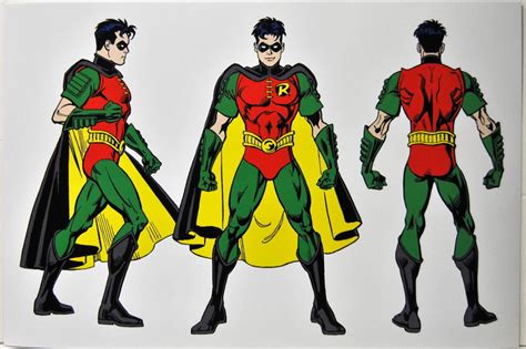 Batman Knightforce Dc Style Guide Print Robin Model Sheet Turnarounds Ebay Dc Comics Heroes