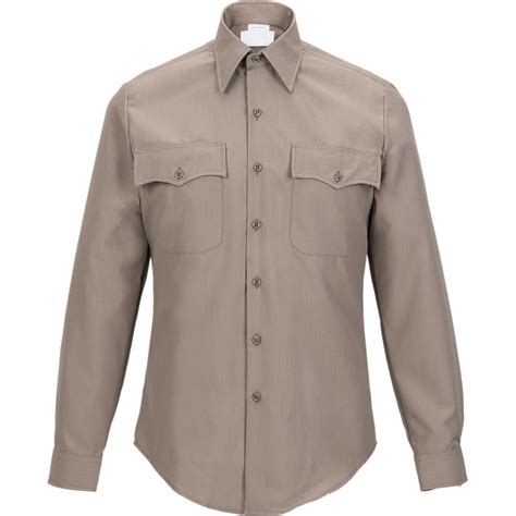 Army Male Enlisted Long Sleeve Classic Fit Dress Shirt Agsu