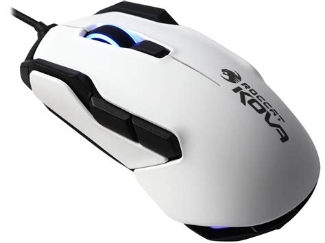 Roccat Kova Rgb Performance Gaming Mouse White Neweggca
