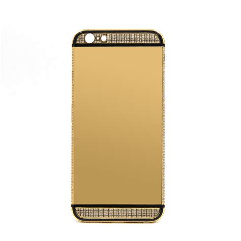 Iphone 6 Plus 24k Gold Customize Housing With Side Diamonds