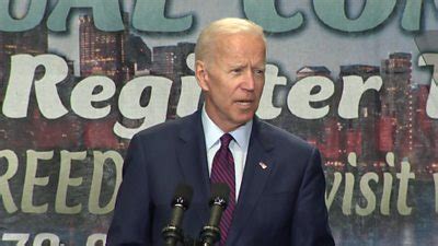 Joe Biden Defends His Civil Rights Record Bbc News