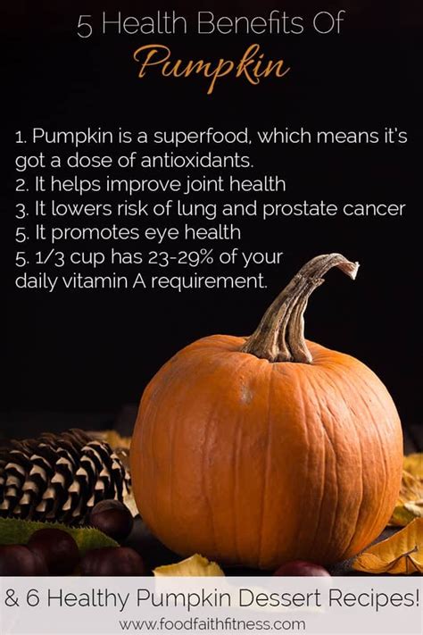 5 Health Benefits Of Pumpkin Recipe Ideas Food Faith Fitness