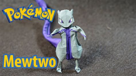 Paper Pokemon Origami Mewtwo ミュウツー Tutorial Henry Phạm Youtube