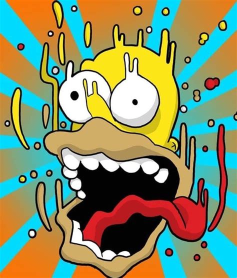 Pin by Nerieš má Ďalej on PiCS Simpsons drawings Simpsons art Trippy cartoon