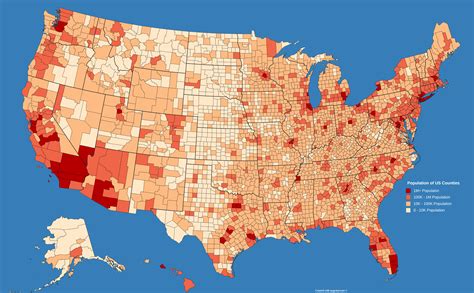 Us Counties By Population Rmapmaking