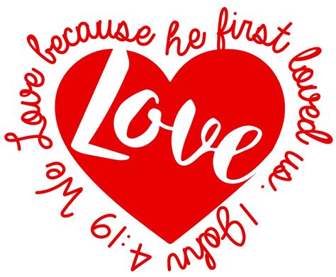 Christian Heart Valentines Day Arrow Scripture Love Svg File Etsy