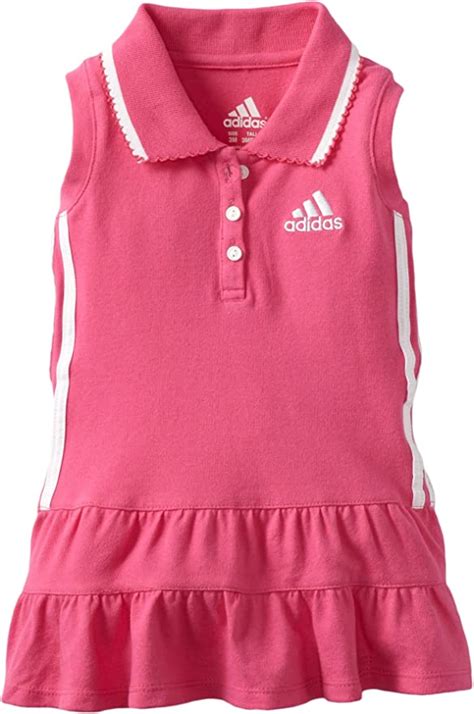 Adidas Baby Girls Infant Ace Polo Dress Bright Pink 3