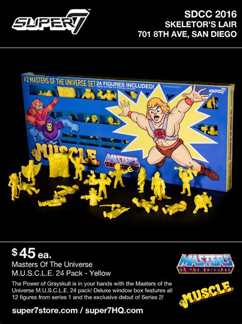 Super 7 Masters Of The Universe Muscle 24 Packs At Sdcc 2016
