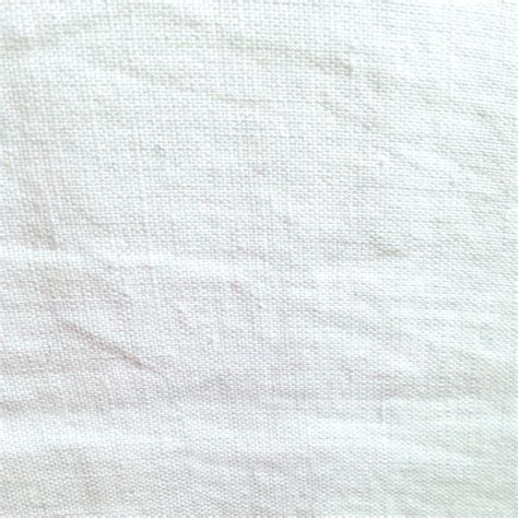 White Linen Cotton Blend Bottom Weight Fabric By The Yard