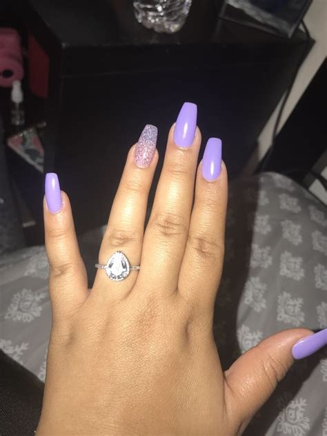 Shop for cheap false nails online? Purple. Coffin. Pandora Ring. Promise ring. Sparkle accent ...