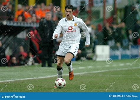 Cristiano Ronaldo In Action During The Match Editorial Stock Photo