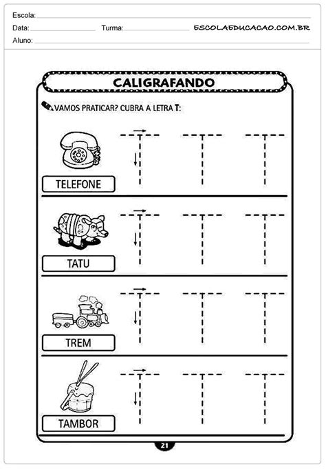 Adjetivo Com A Letra T