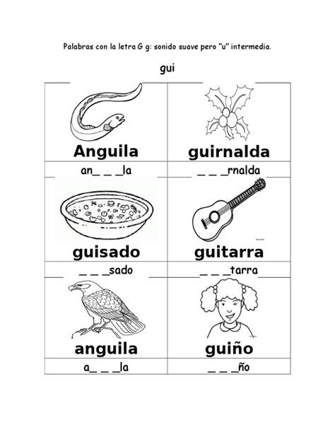 Palabras Con La Letra G G En Lengua De Señas Mexicana