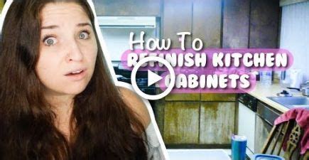 First clean your cabinets with a mix of tsp and water. How to restore kitchen cabinets with Gel Stain + Behind the Scenes StoryTime - DIY Babies-Todds ...