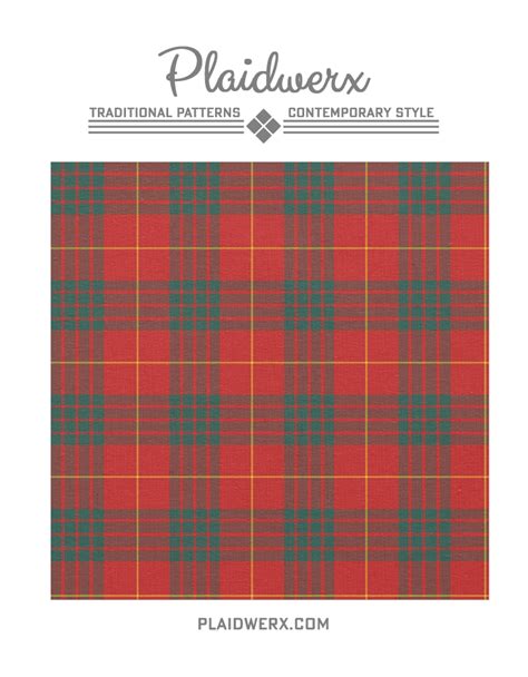 Clan Cameron Tartan Fabric Choose From Seven Fabric Types Including