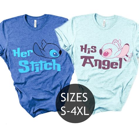 Lilo And Stitch Shirt Stitch And Angel Shirt Disney Shirt Etsy Ireland